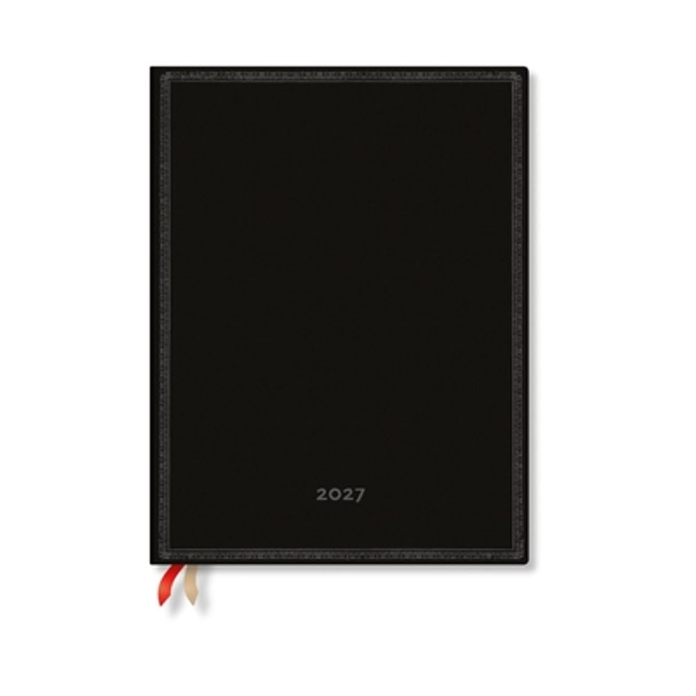 2027 Black Edition Bold Ultra Softcover 12-Month Daily Planner, 432pg, 80gsm by Paperblanks (Black Edition) by Paperblanks - ISBN: 9780349717128