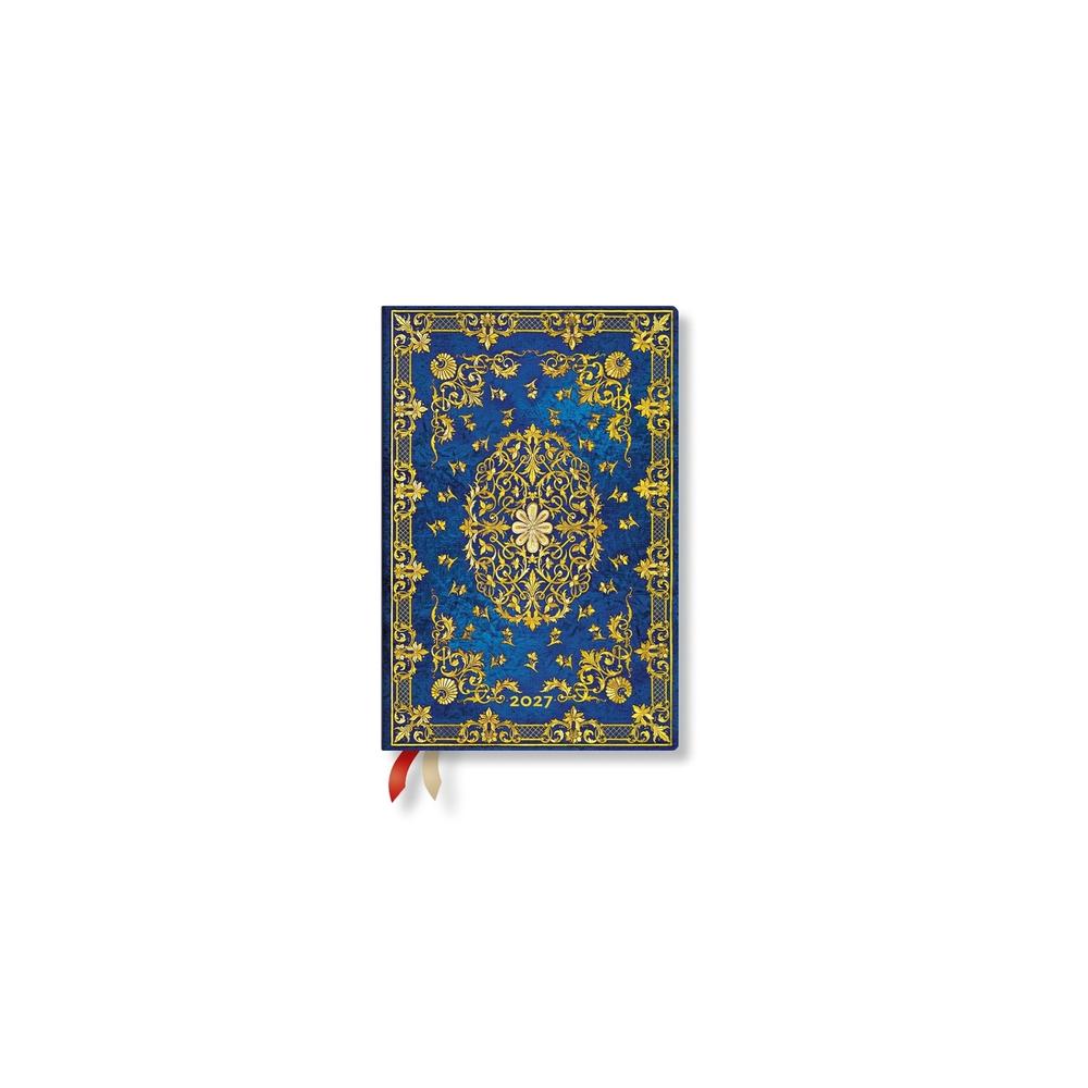2027 Silk Sky (Guiding Star) Mini 12-Month Hardcover Dayplanner (Elastic Band Closure) Horizontal by Paperblanks - ISBN: 9780349718996