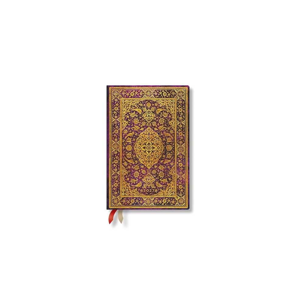 2027 The Orchard (Persian Poetry) Mini 12-Month Hardcover Dayplanner (Elastic Band Closure) Verso by Paperblanks - ISBN: 9780349719122