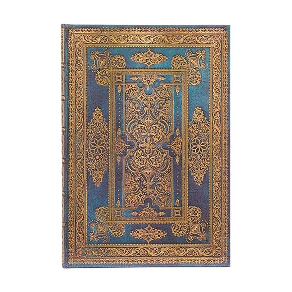 2027 Blue Luxe (Luxe Design) Maxi 12-Month Hardcover Dayplanner (Elastic Band Closure) Vertical by Paperblanks - ISBN: 9780349719566