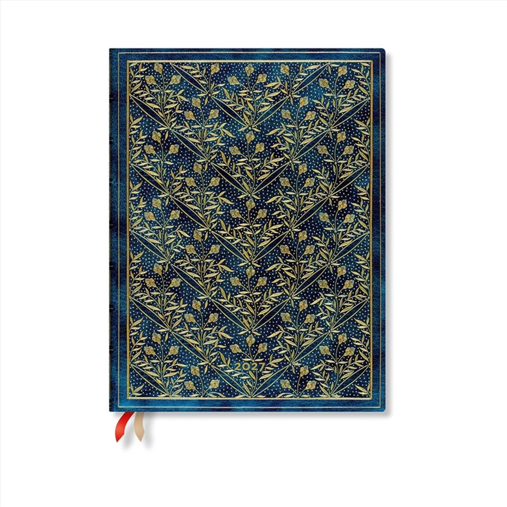 2027 Wildflower Song Ultra Hardcover 12-Month Dayplanner (Elastic Band Closure) Verso by Paperblanks - ISBN: 9780349719825