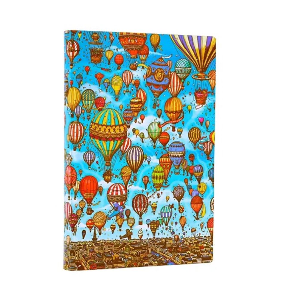2027 Balloon Festival (Pierre the Maze Detective) Midi 12-Month Softcover Dayplanner (Elastic Band Closure) Daily by Paperblanks - ISBN: 9780349719962
