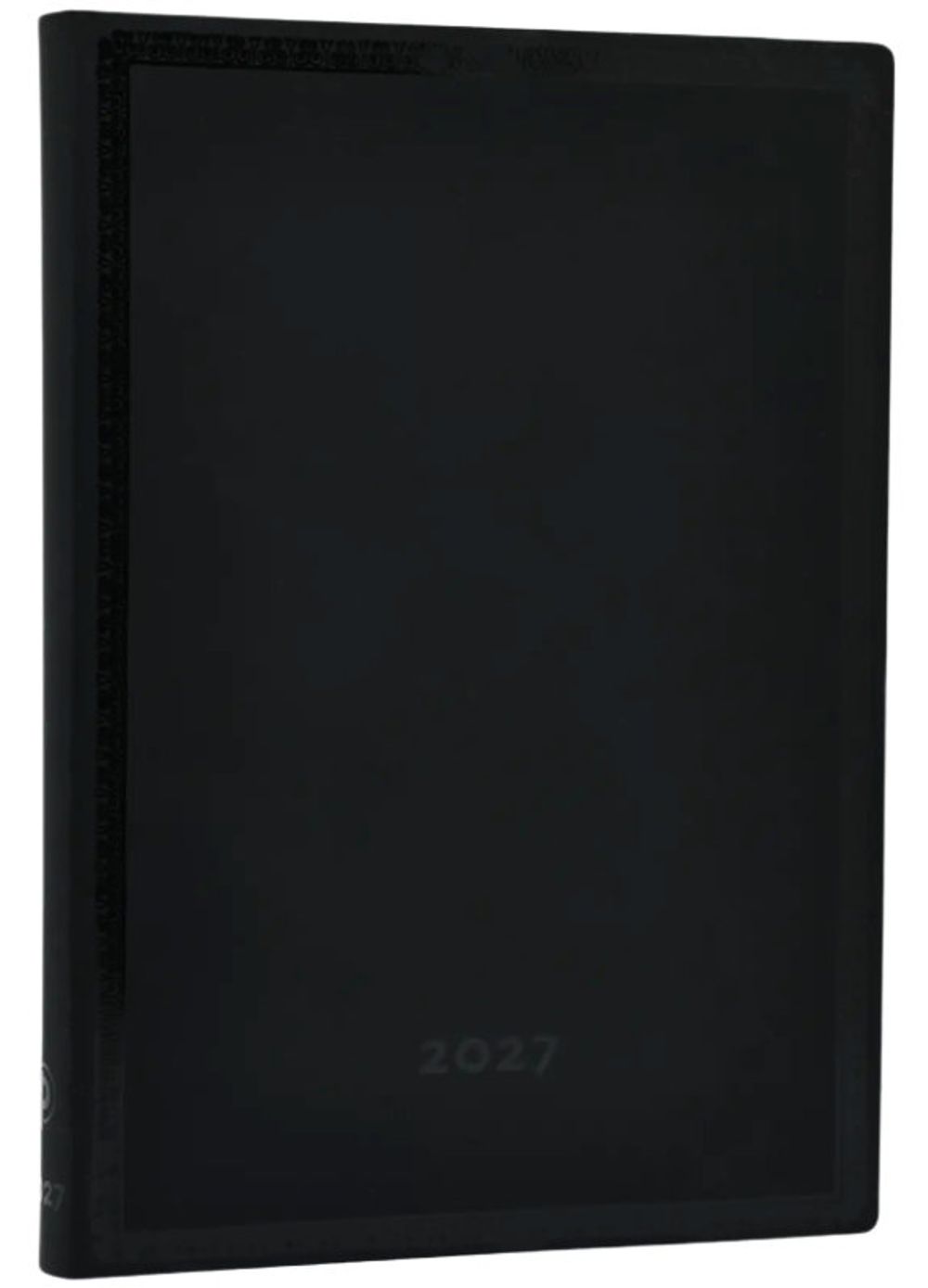 2027 Black Edition Bold Midi 12-Month Softcover Dayplanner (Elastic Band Closure) Vertical by Paperblanks - ISBN: 9780349720043