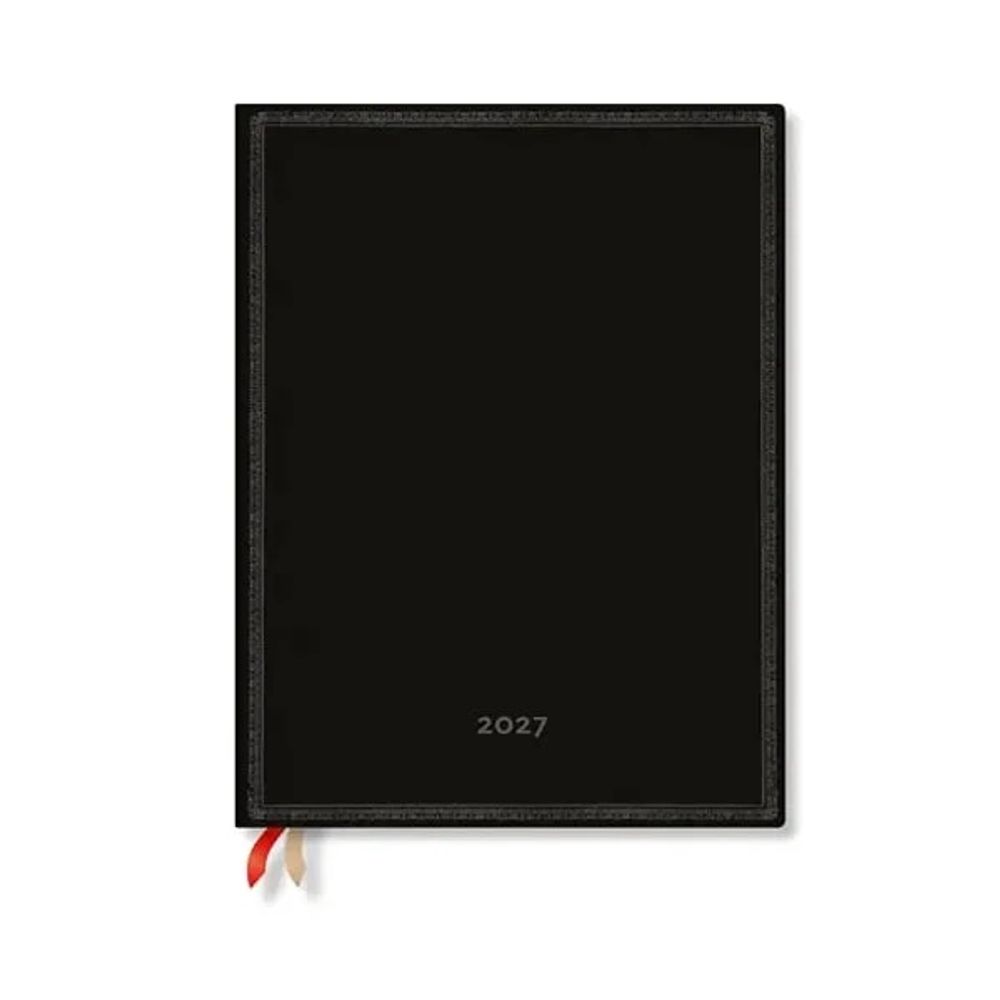2027 Black Edition Bold Ultra 12-Month Softcover Dayplanner (Elastic Band Closure) Daily by Paperblanks - ISBN: 9780349720135