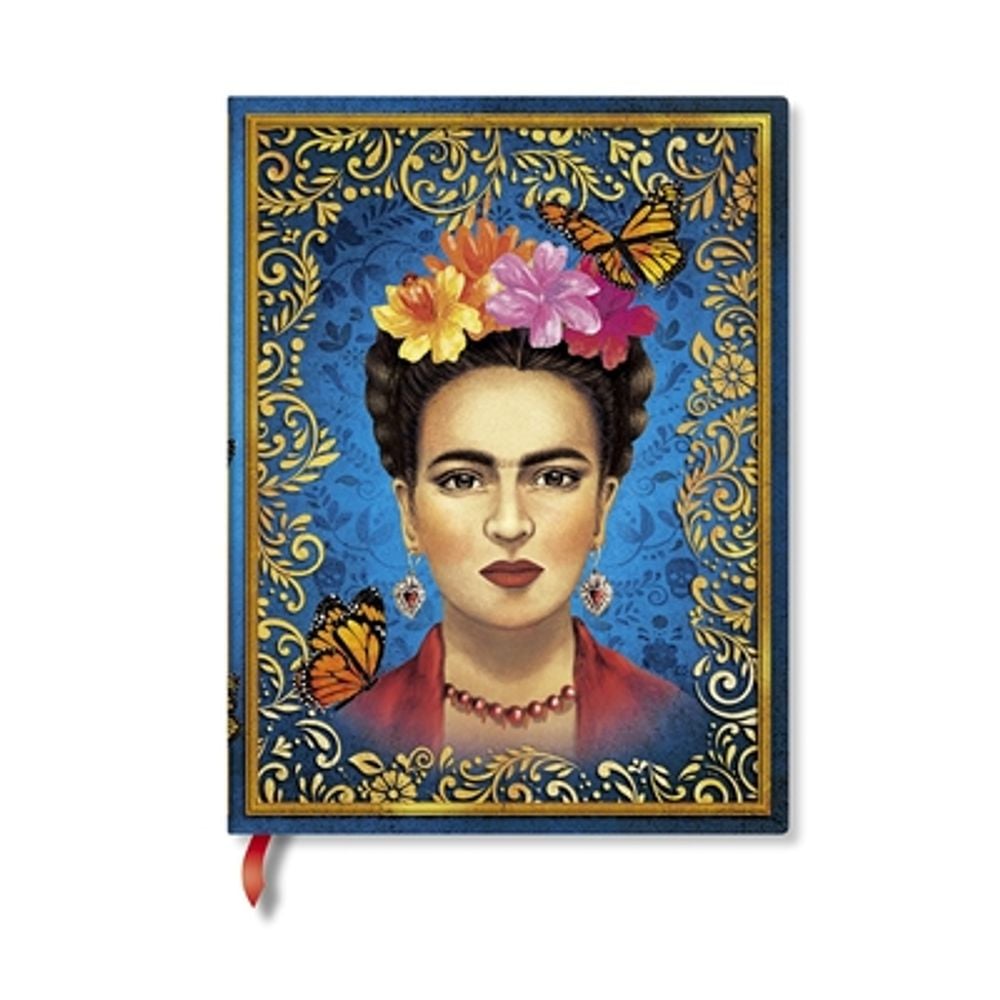 The Colourful Portrait (Viva Frida) Mini Lined Hardcover Journal (Elastic Band Closure) by Paperblanks - ISBN: 9780349720272