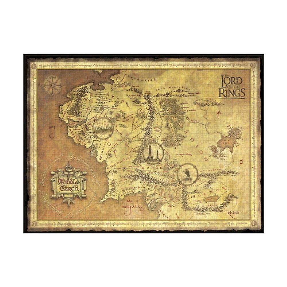 Map of Middle-earth Puzzle (The Lord of the Rings Collection) 1000 PC by Paperblanks - ISBN: 9780349723679