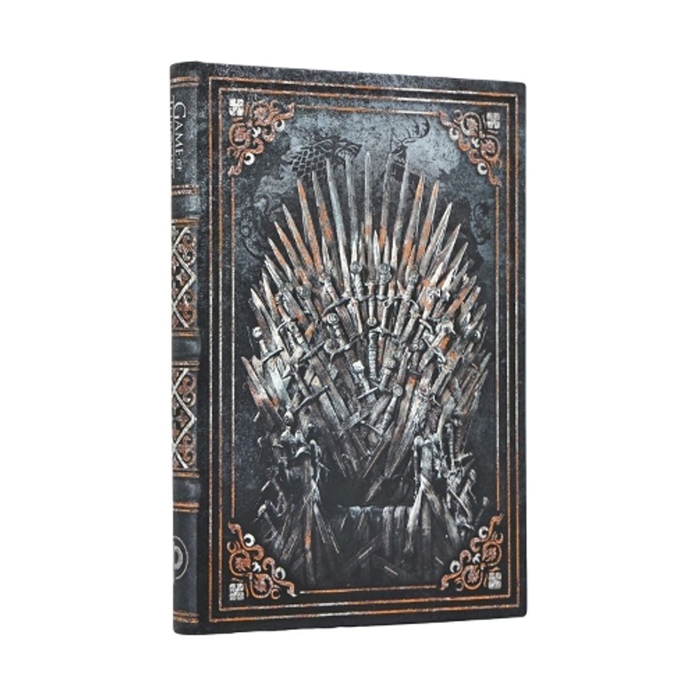 For the Throne (Game of Thrones Collection) Mini Lined Hardcover Journal (Elastic Band Closure) by Paperblanks - ISBN: 9780349723778