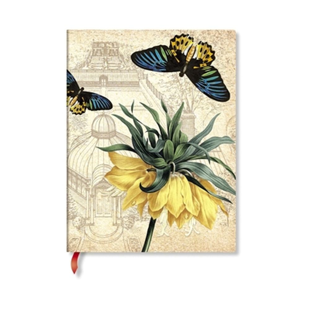 Golden Fritillaria Midi Lined Softcover Journal (Elastic Band Closure) by Paperblanks - ISBN: 9780349723990