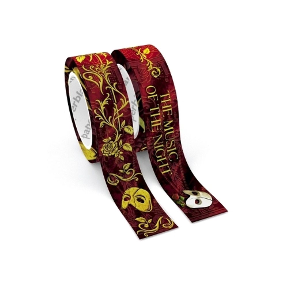 Masked Melody (Phantom of the Opera) Washi Tape by Paperblanks - ISBN: 9780349724270