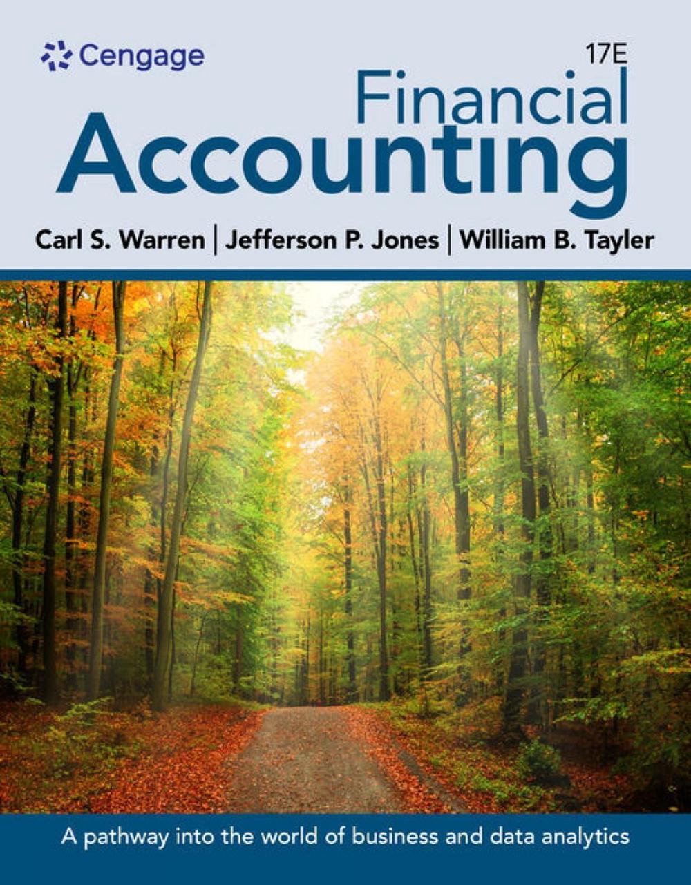 Financial Accounting, 17th Edition by William Tayler - ISBN: 9780357899830