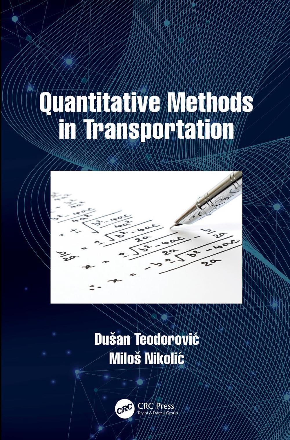 Quantitative Methods in Transportation, 9780367250539