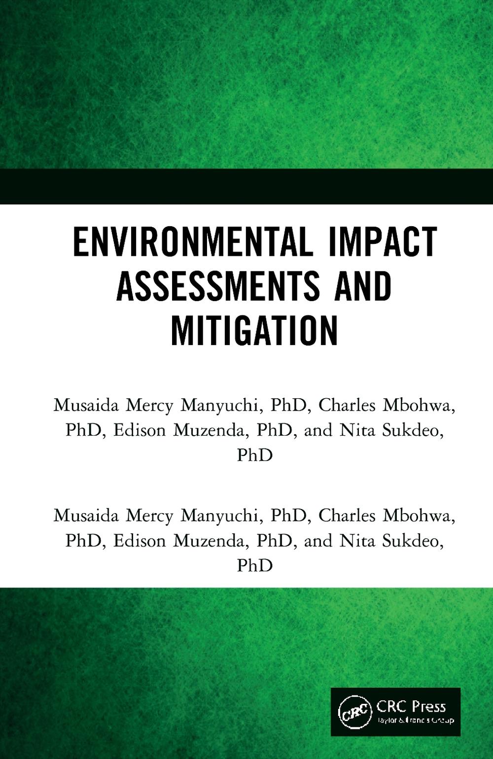 Environmental Impact Assessments and Mitigation by Musaida Mercy Manyuchi, Paperback