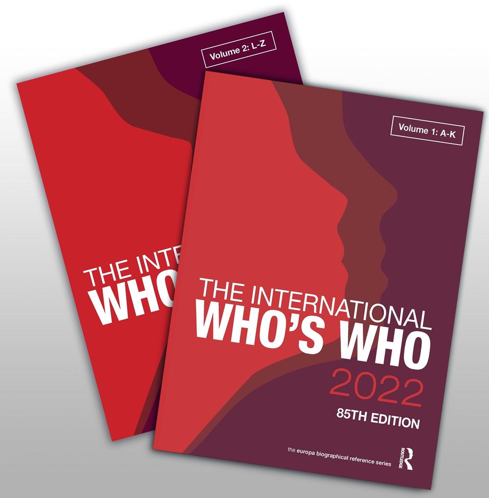 The International Who's Who 2022, 85th Edition by Europa Publications - ISBN: 9780367648947