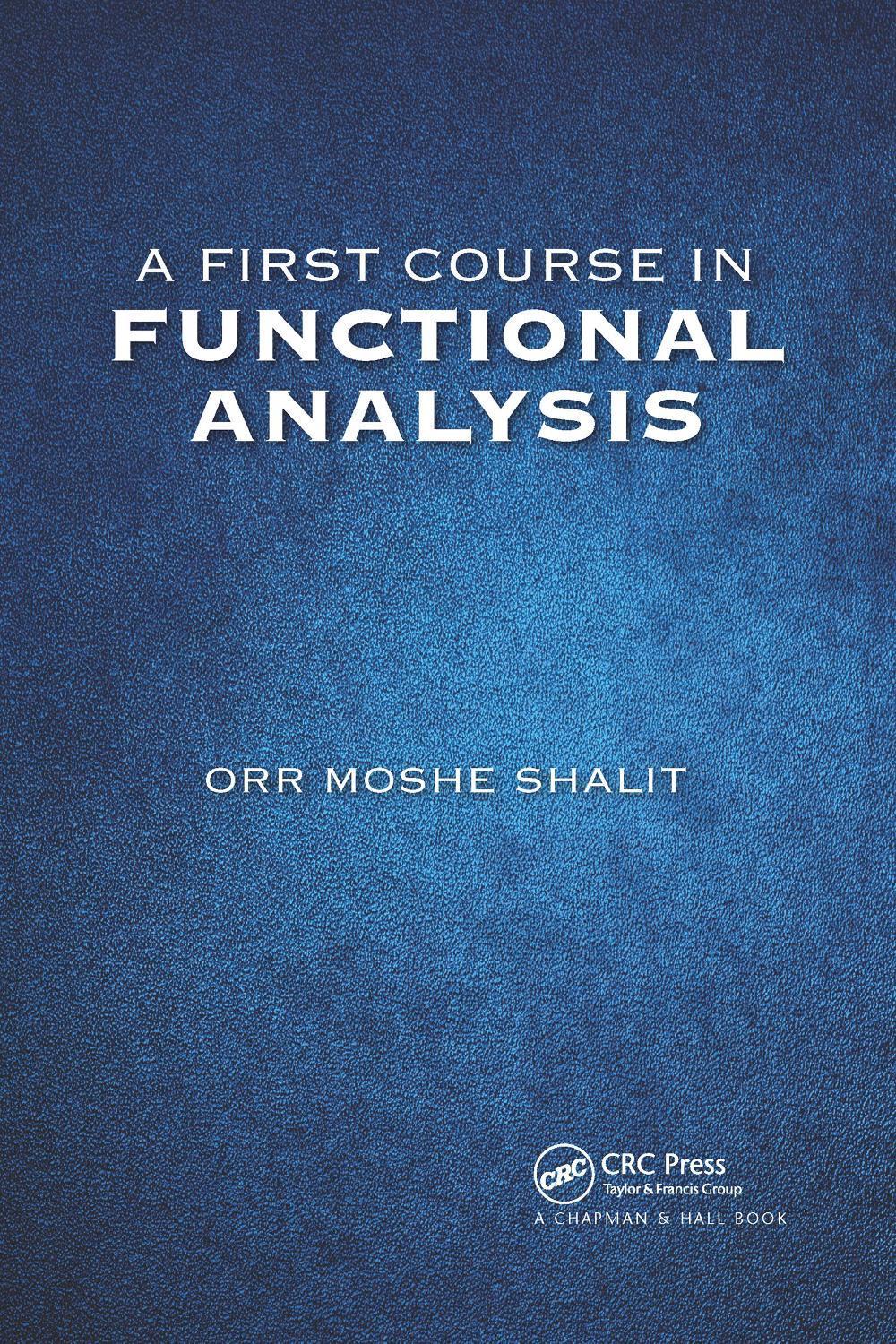 A First Course in Functional Analysis, 9780367658137