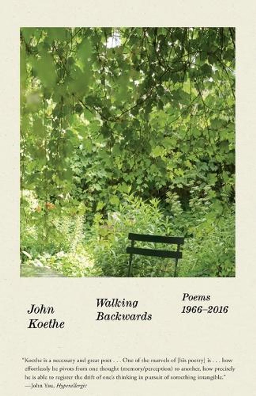 Walking Backwards by John Koethe - ISBN: 9780374538705