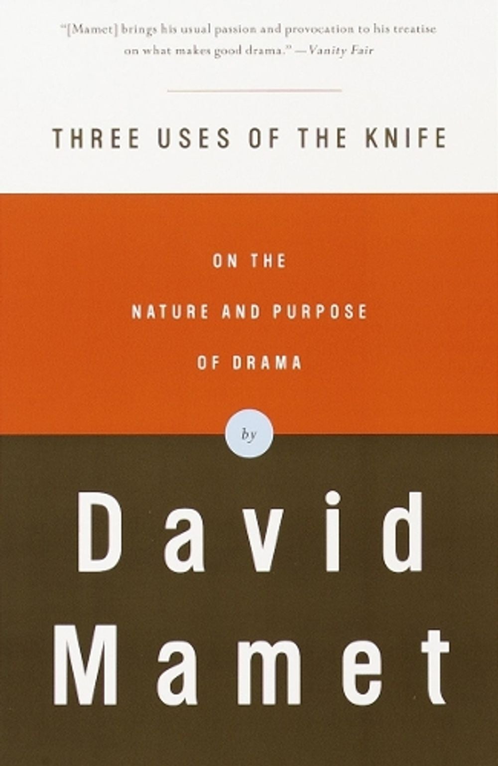 Three Uses of the Knife by David Mamet - ISBN: 9780375704239