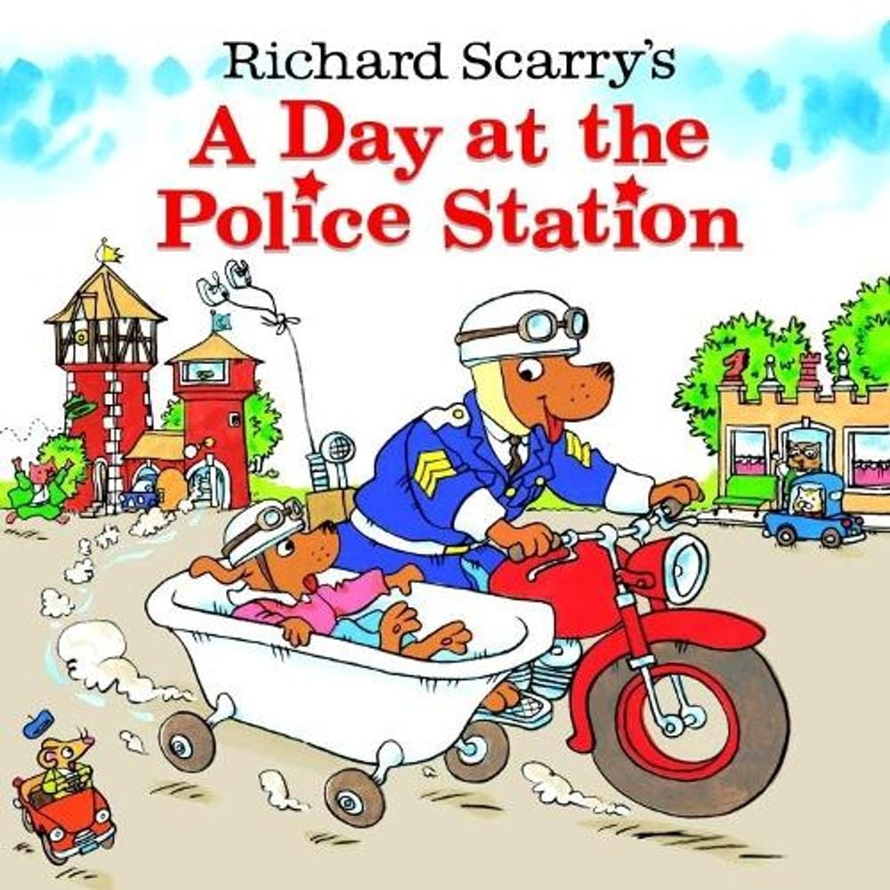 Richard Scarry's A Day at the Police Station by Richard Scarry - ISBN: 9780375828225