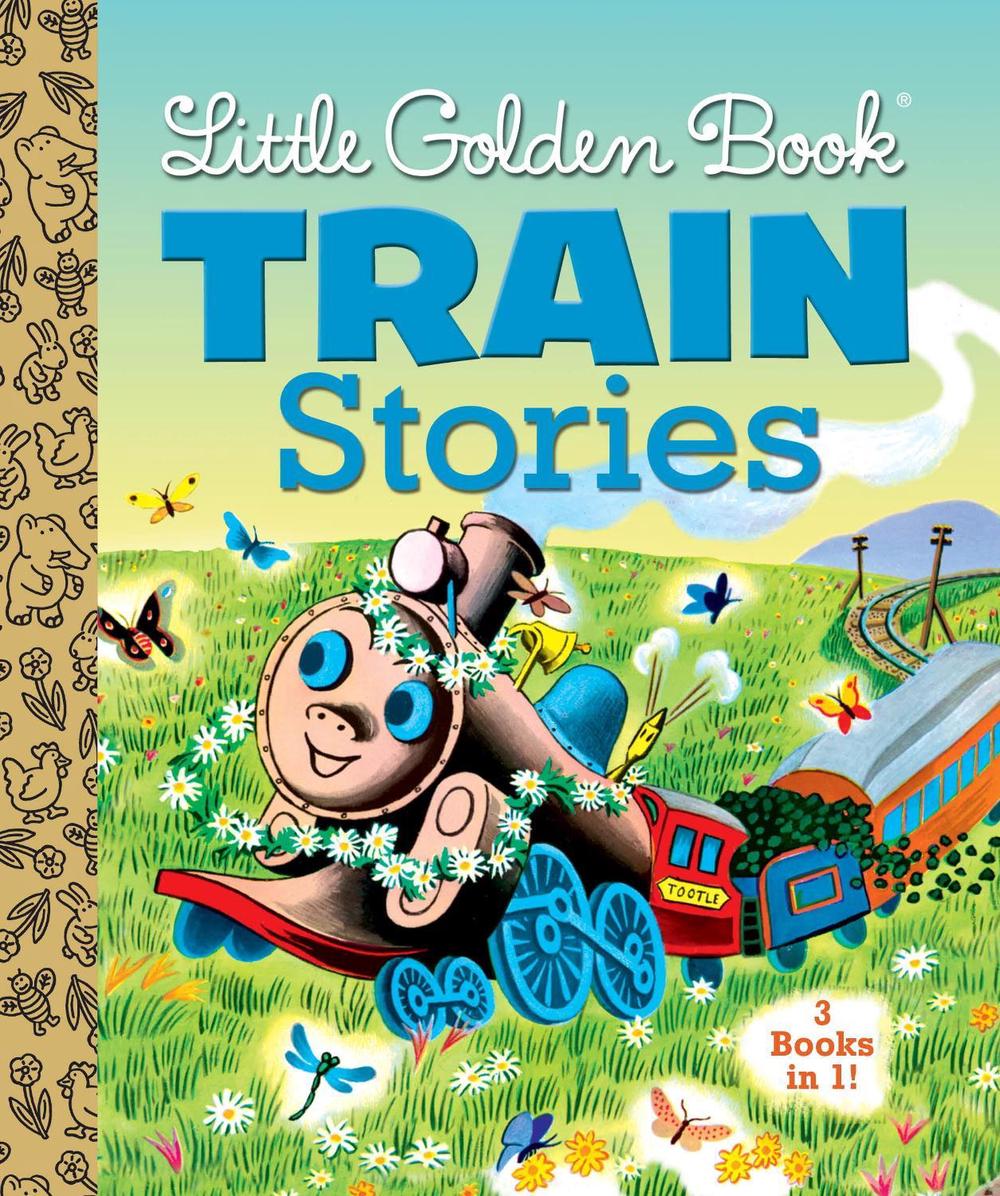 Little Golden Book Train Stories by Gertrude Crampton, Hardcover