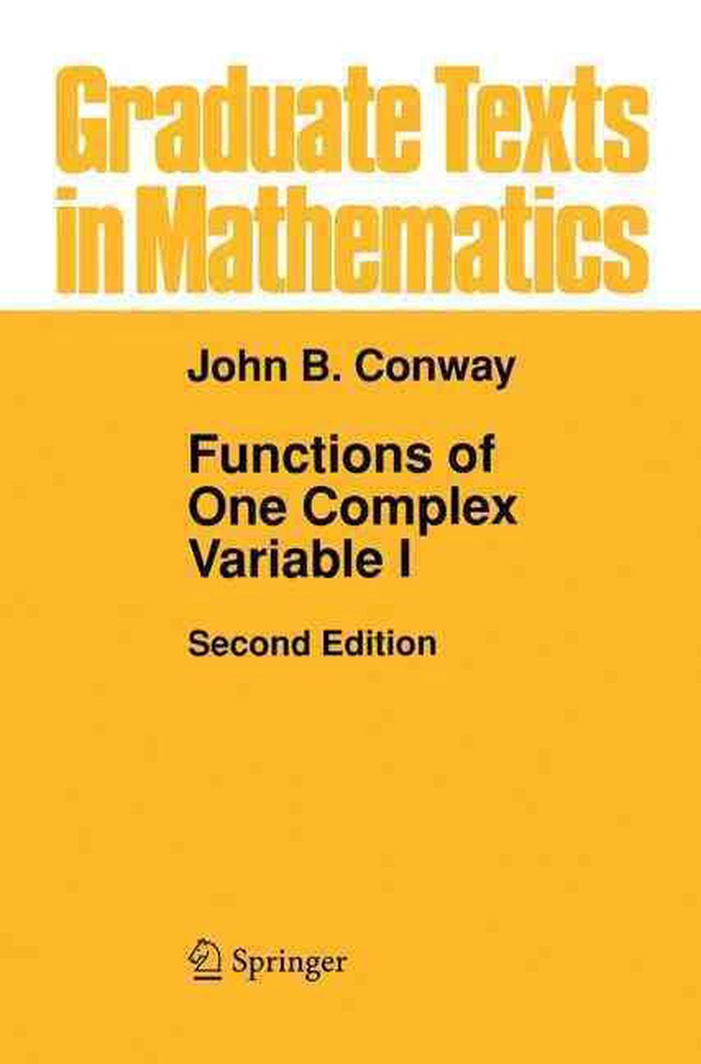 Functions of One Complex Variable I, 9780387903286