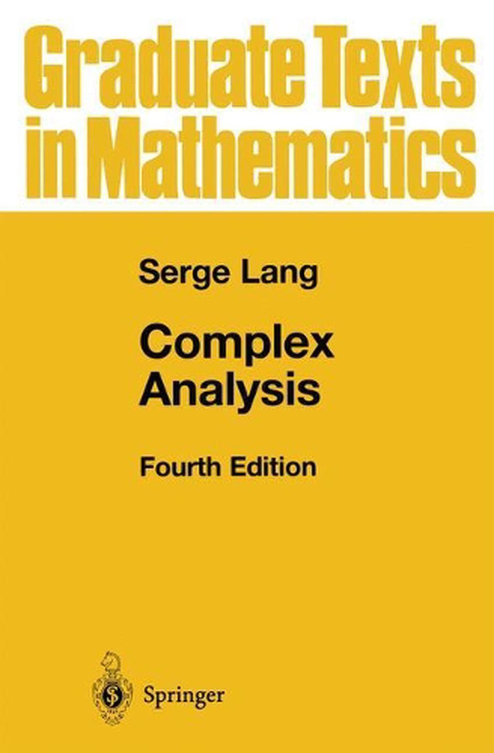 Complex Analysis, 4th Edition, 9780387985923