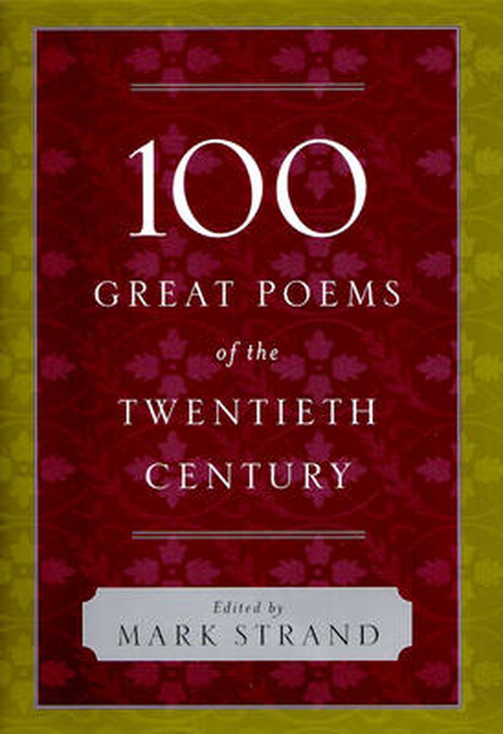 100-great-poems-of-the-twentieth-century-by-mark-strand-hardcover