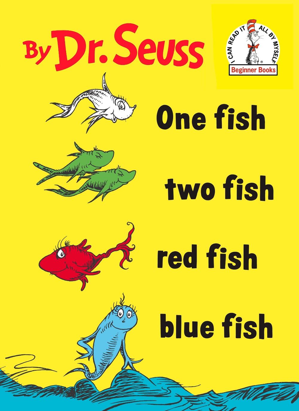 One Fish Two Fish Red Fish Blue Fish, 9780394800134