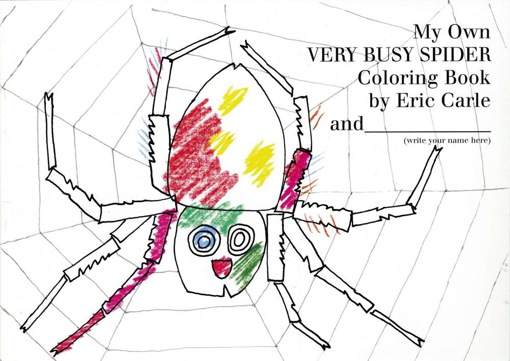 My Own Very Busy Spider Coloring Book by Eric Carle - ISBN: 9780399243097