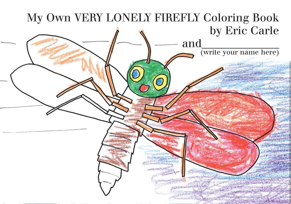My Own Very Lonely Firefly Coloring Book by Eric Carle - ISBN: 9780399246463