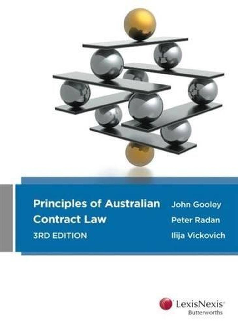 Principles of Australian Contract Law, 3rd Edition by Peter Radan
