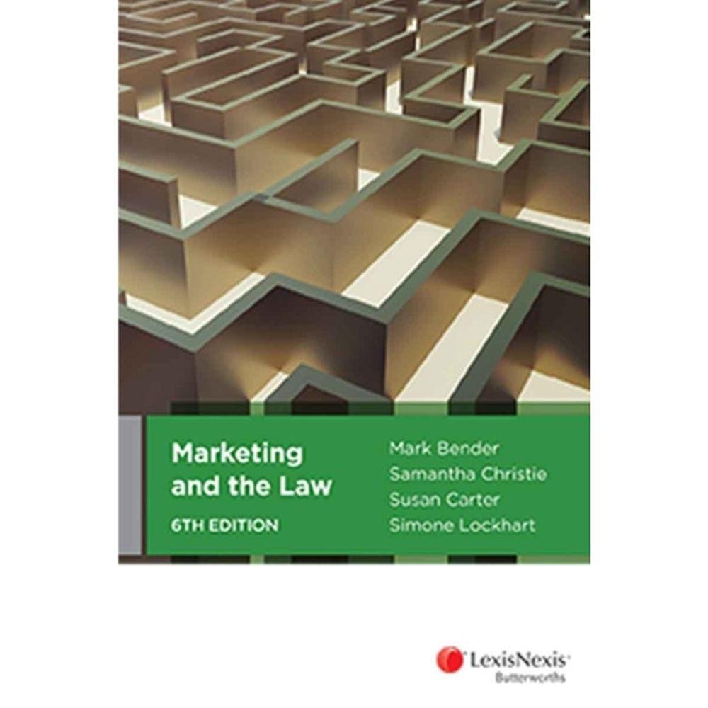 Marketing and the Law, 9780409350678