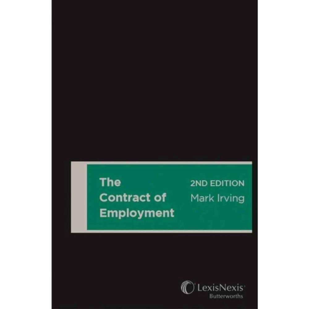 The Contract of Employment, 9780409351088