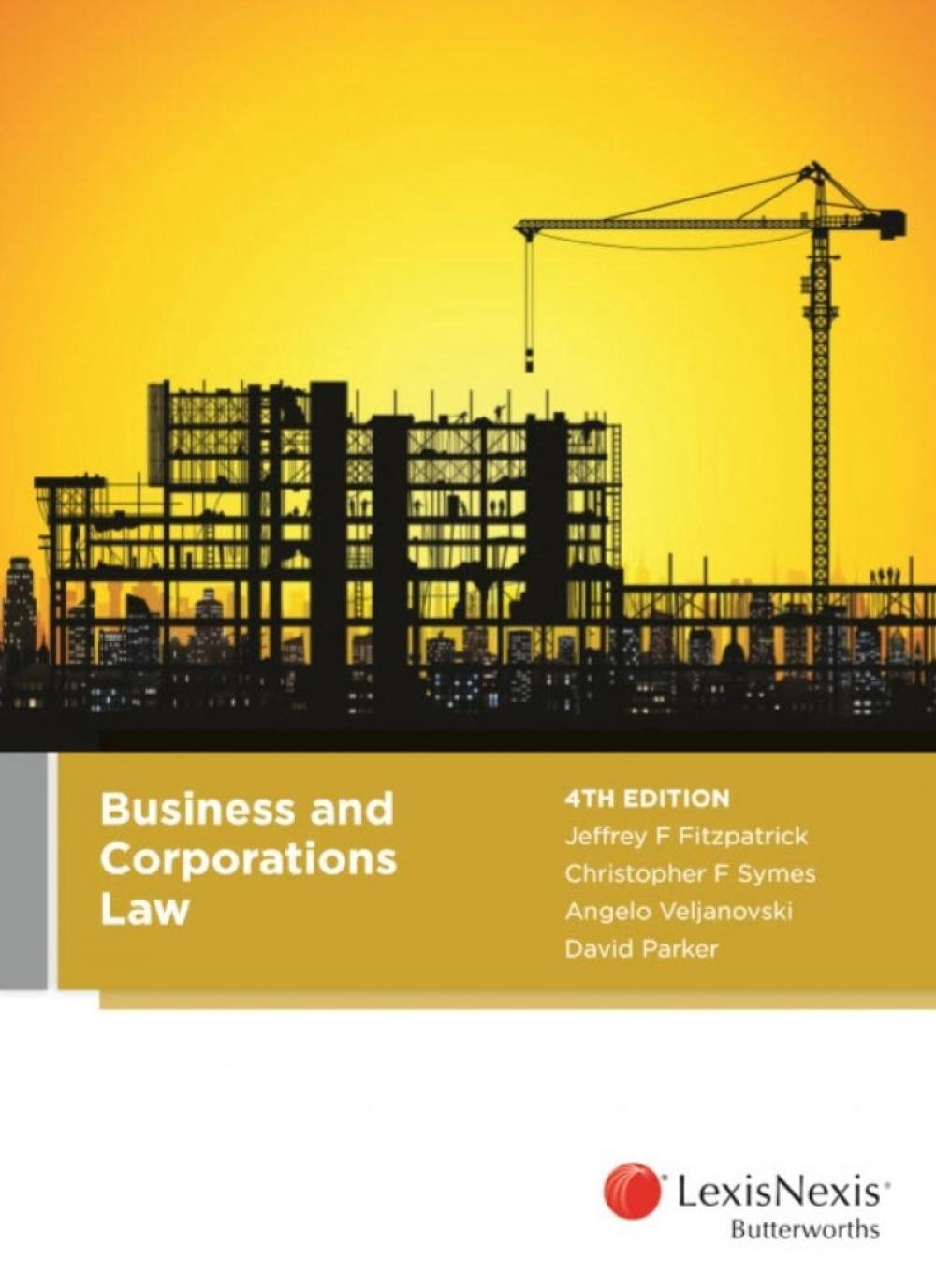 Business and Corporations Law, 4th Edition, 9780409351101
