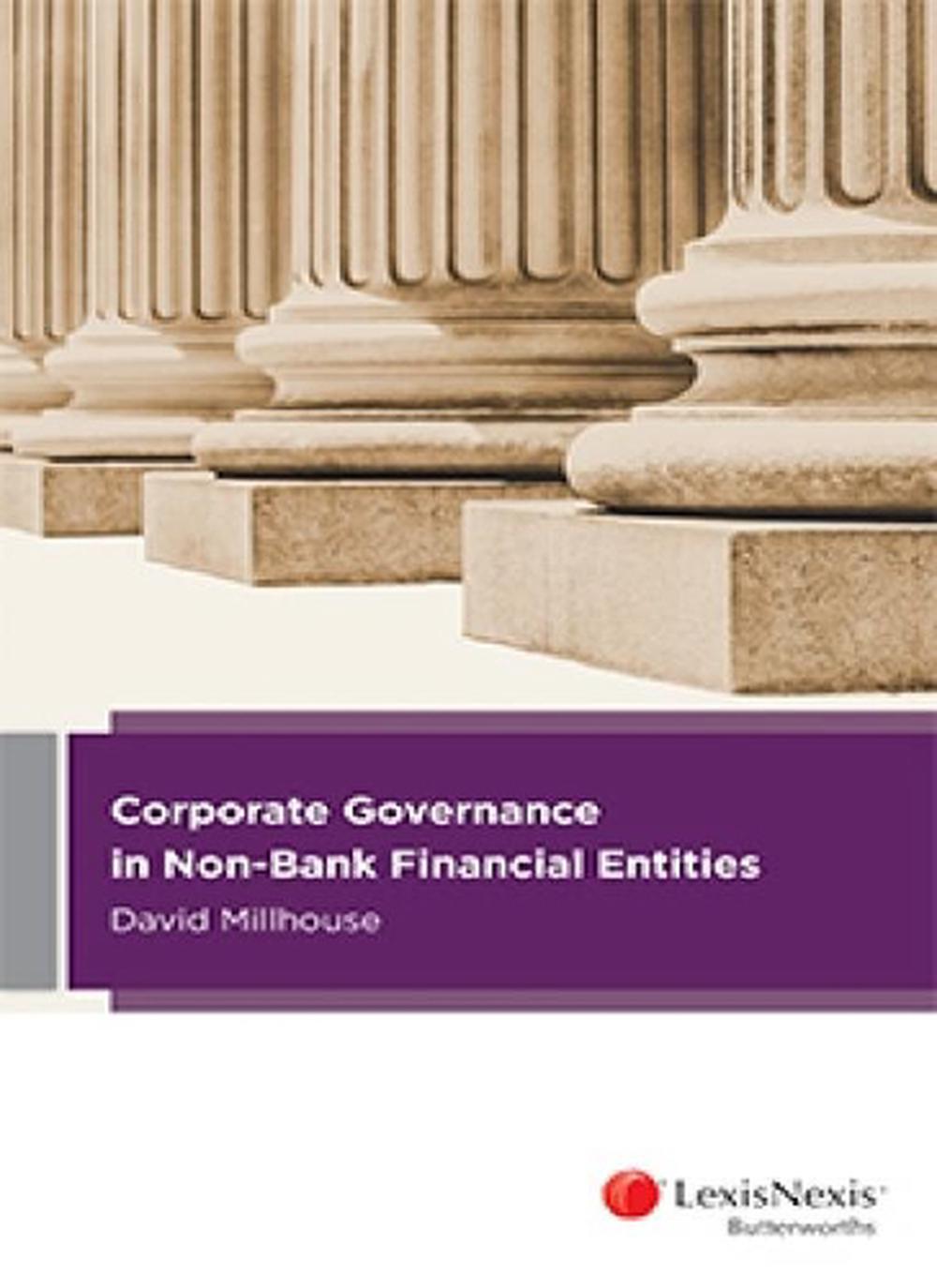 Corporate Governance in Non-Bank Financial Entities, 9780409351132
