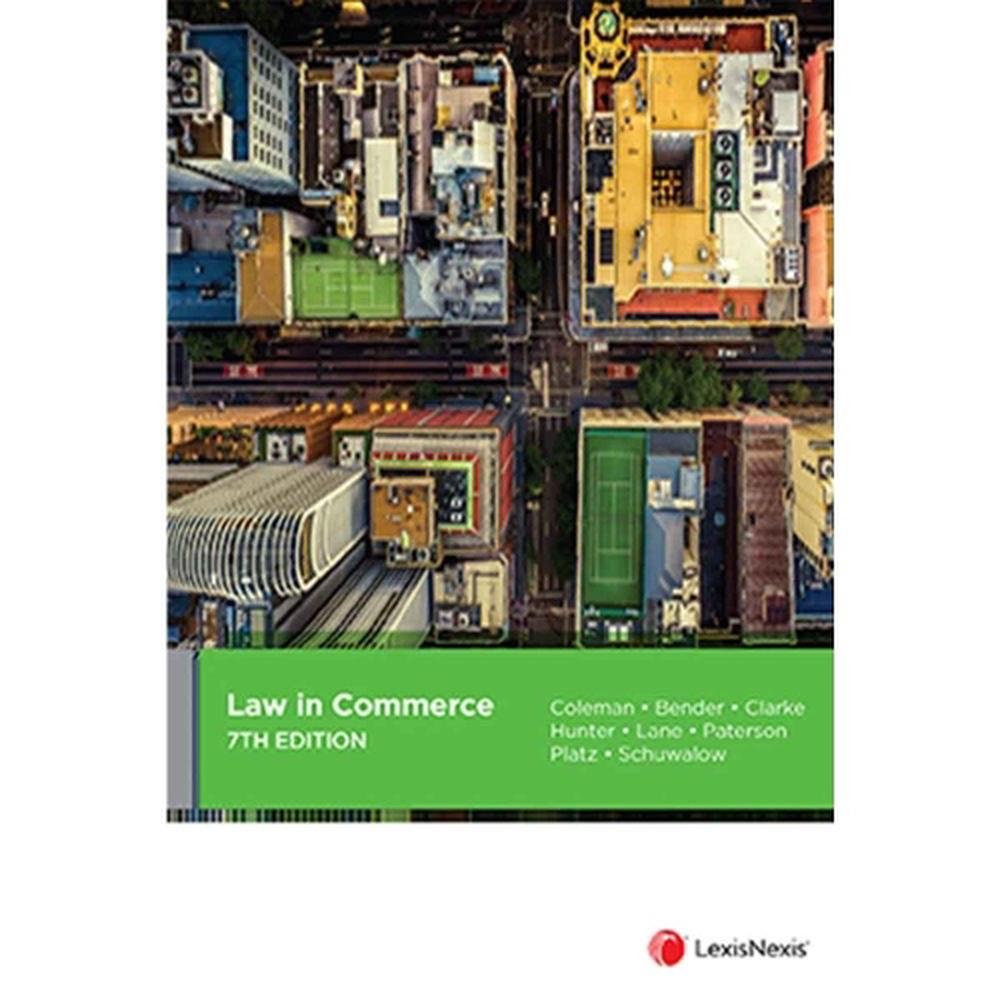 Law in Commerce, 9780409351811