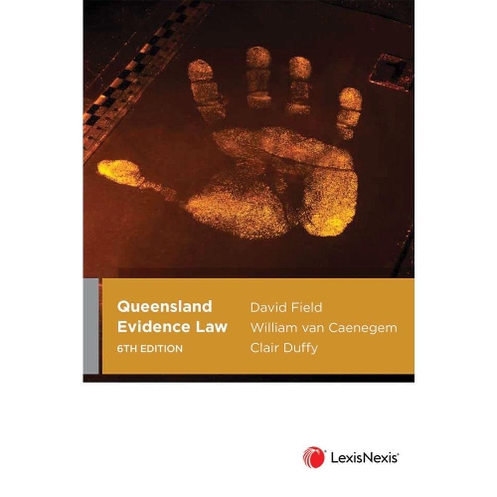 Queensland Evidence Law, 9780409355338