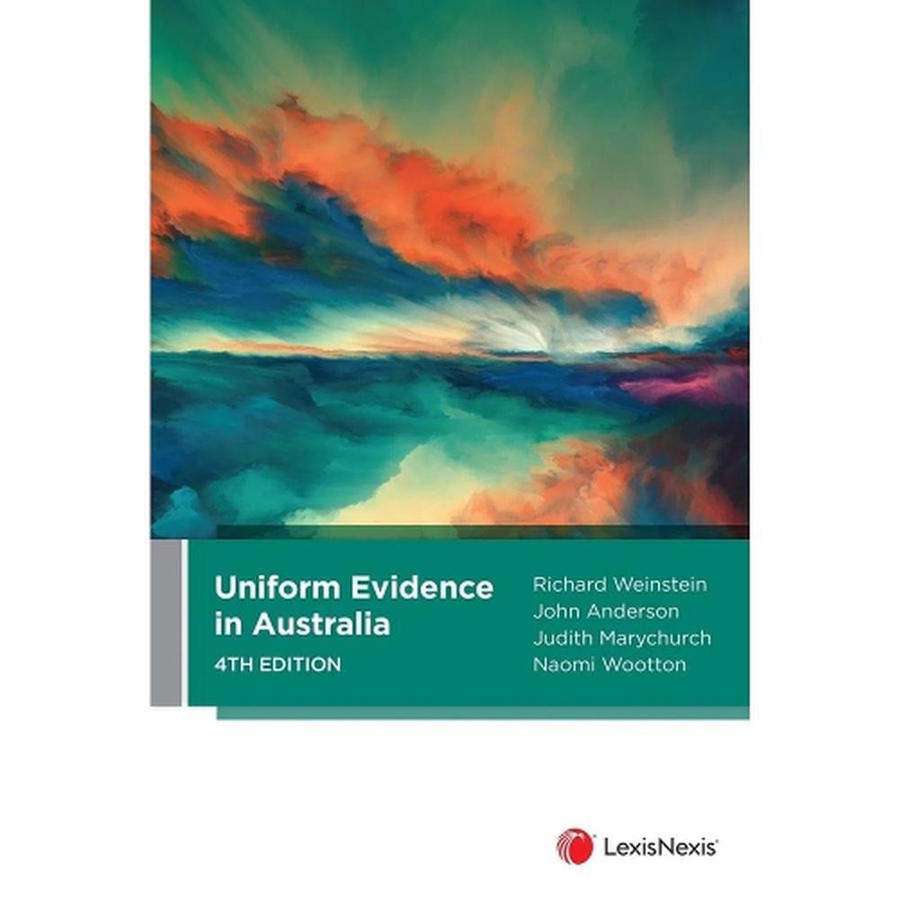 Uniform Evidence in Australia, 9780409357196