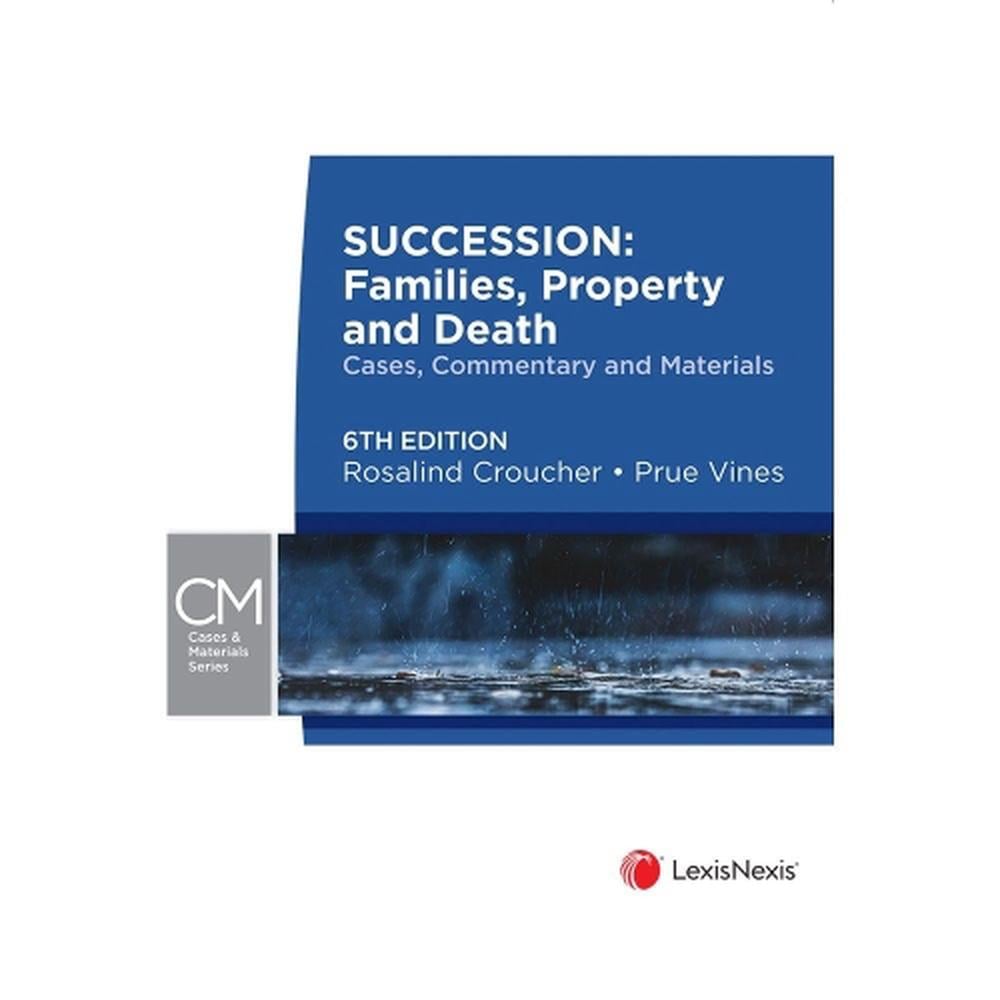 Succession: Families, Property and Death, 9780409358018