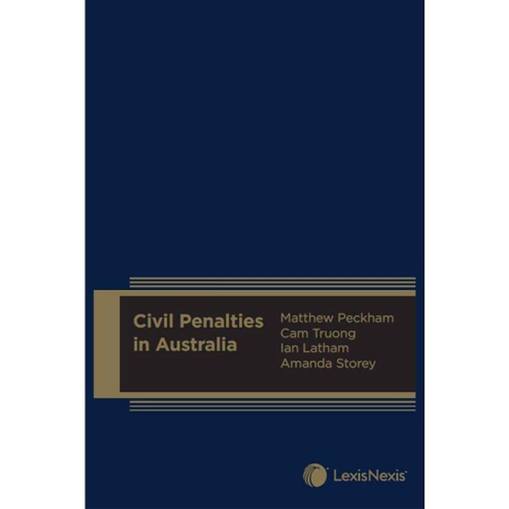 Civil Penalties in Australia, 9780409358476