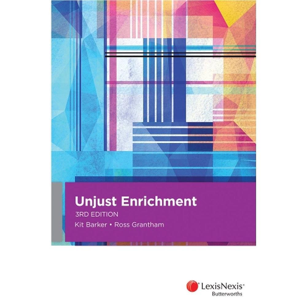 Unjust Enrichment, 9780409358490