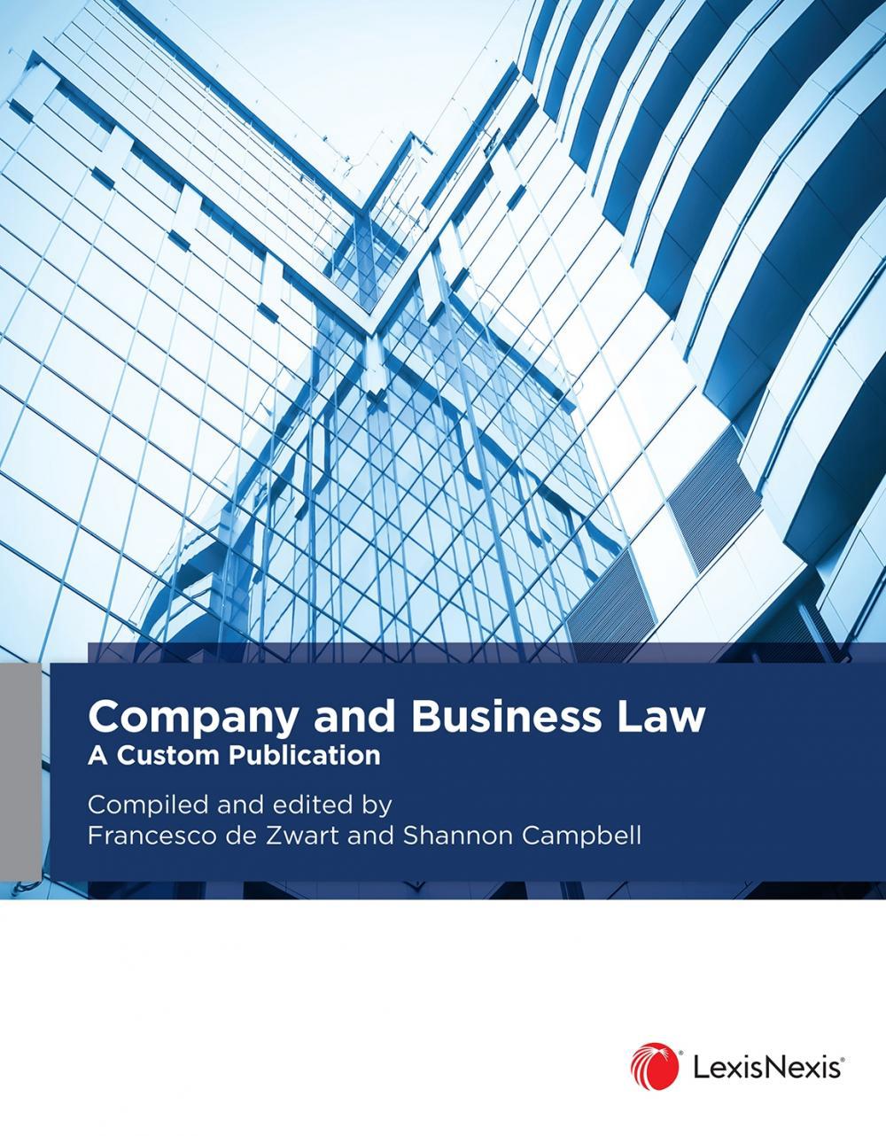 Company and Business Law: A Custom Publication by Stephanie Campbell ...