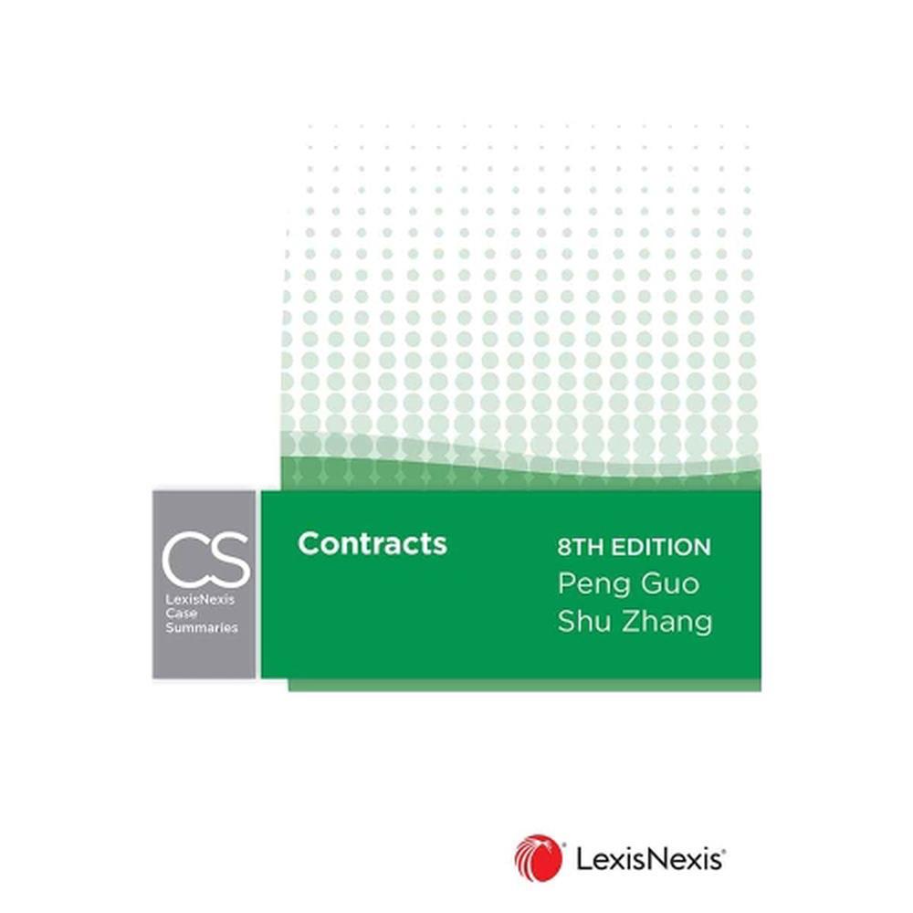 LexisNexis Case Summaries: Contracts, 8th Edition, 9780409359701