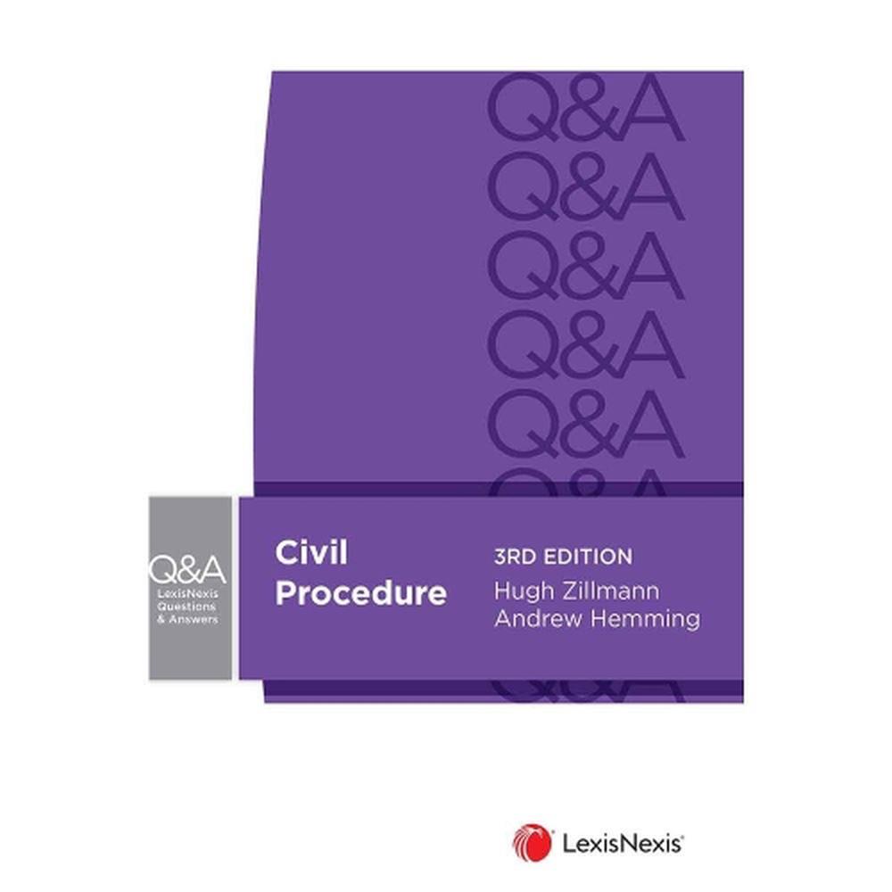 LexisNexis Questions and Answers: Civil Procedure, 9780409360042