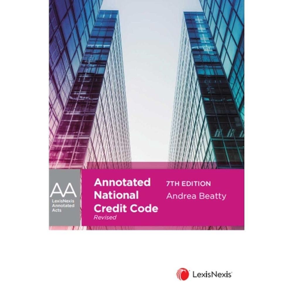 Revised Annotated National Credit Code, 9780409361070
