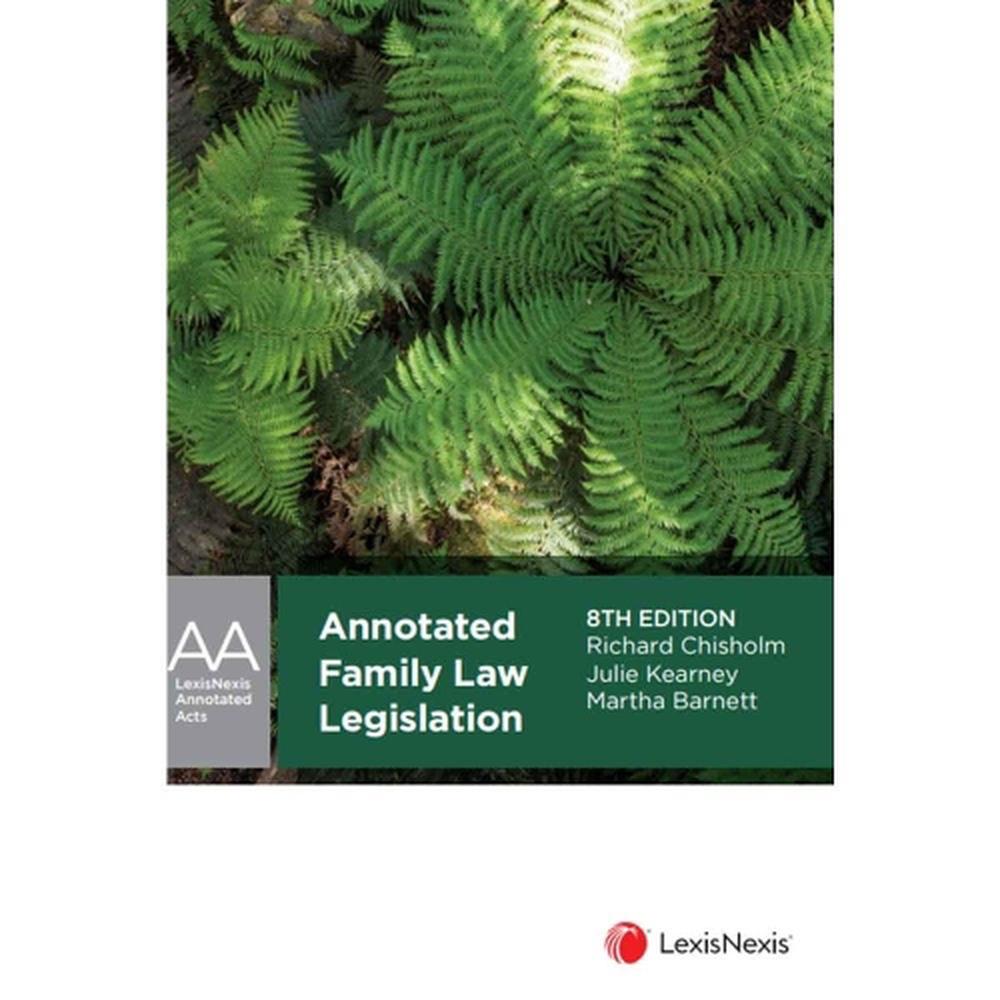 Annotated Family Law Legislation, 9780409361339