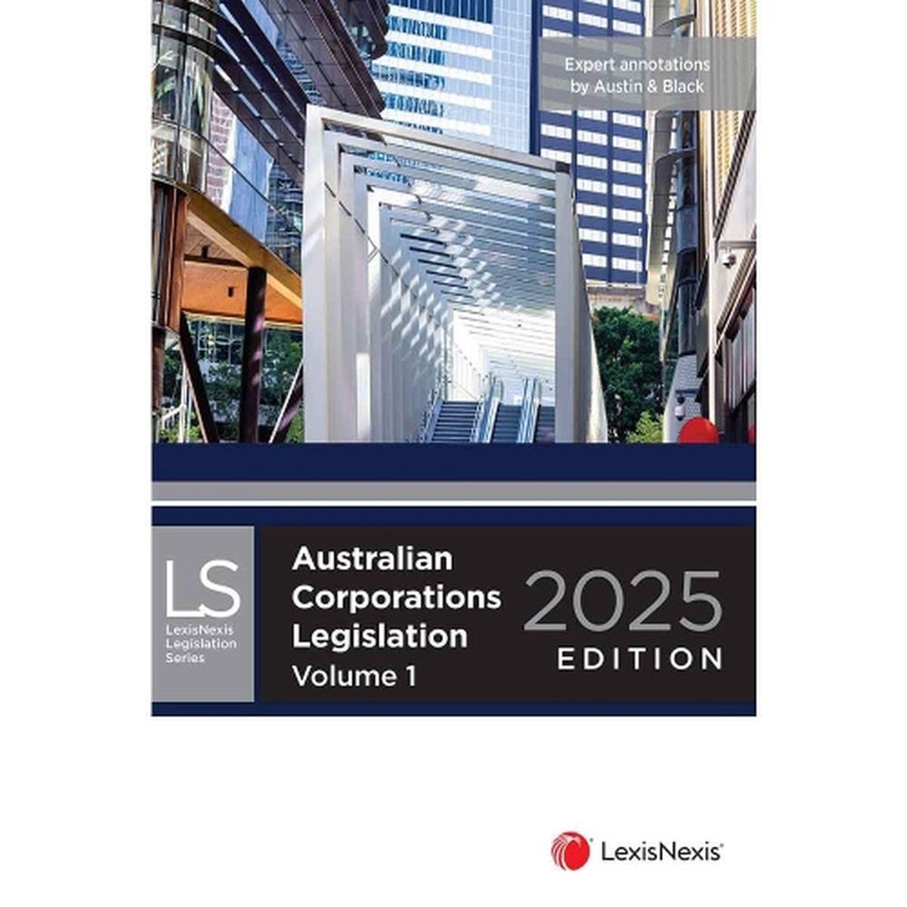 Australian Corporations Legislation 2025 (2 Volume Set), 9780409361636