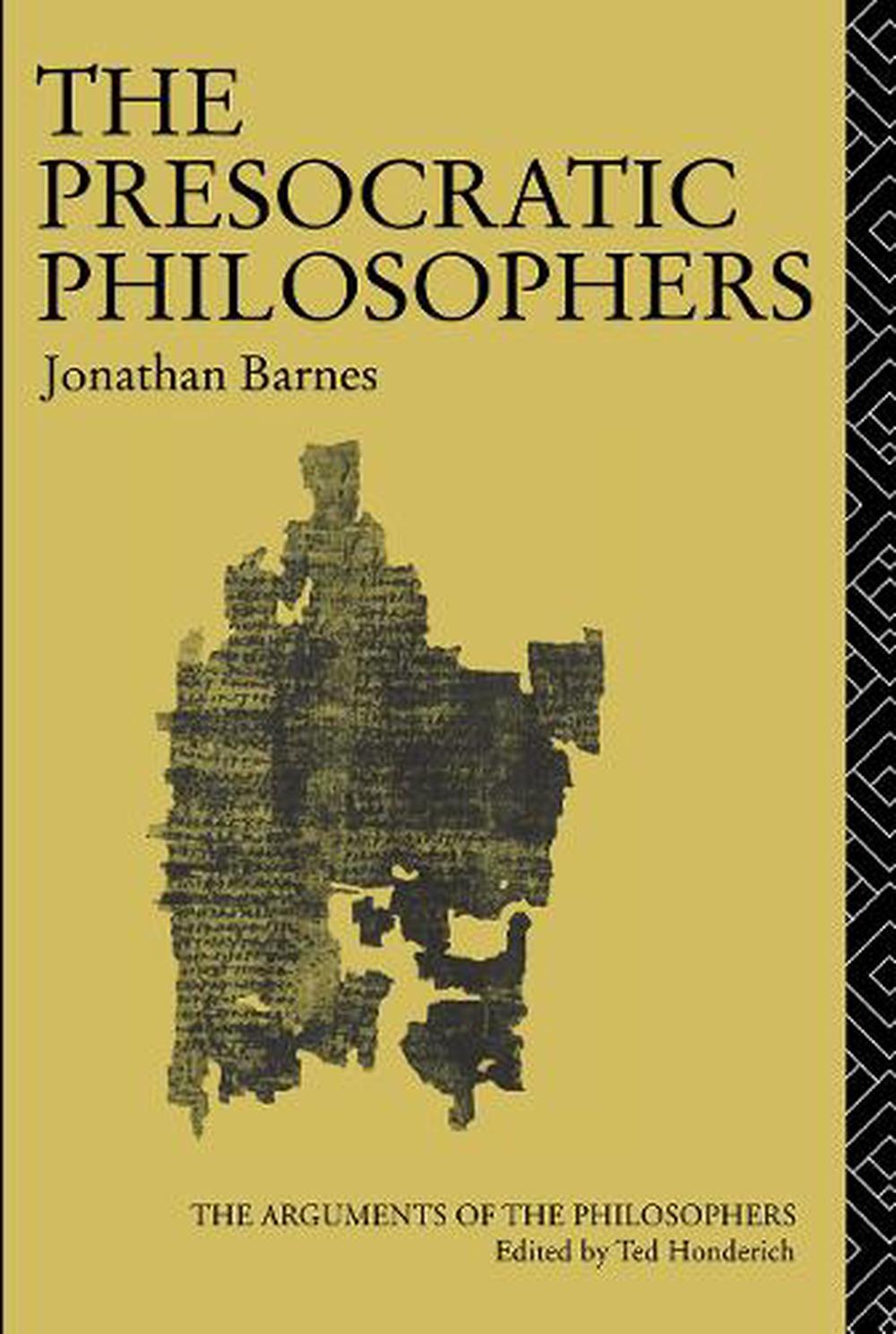 The Presocratic Philosophers, 9780415050791