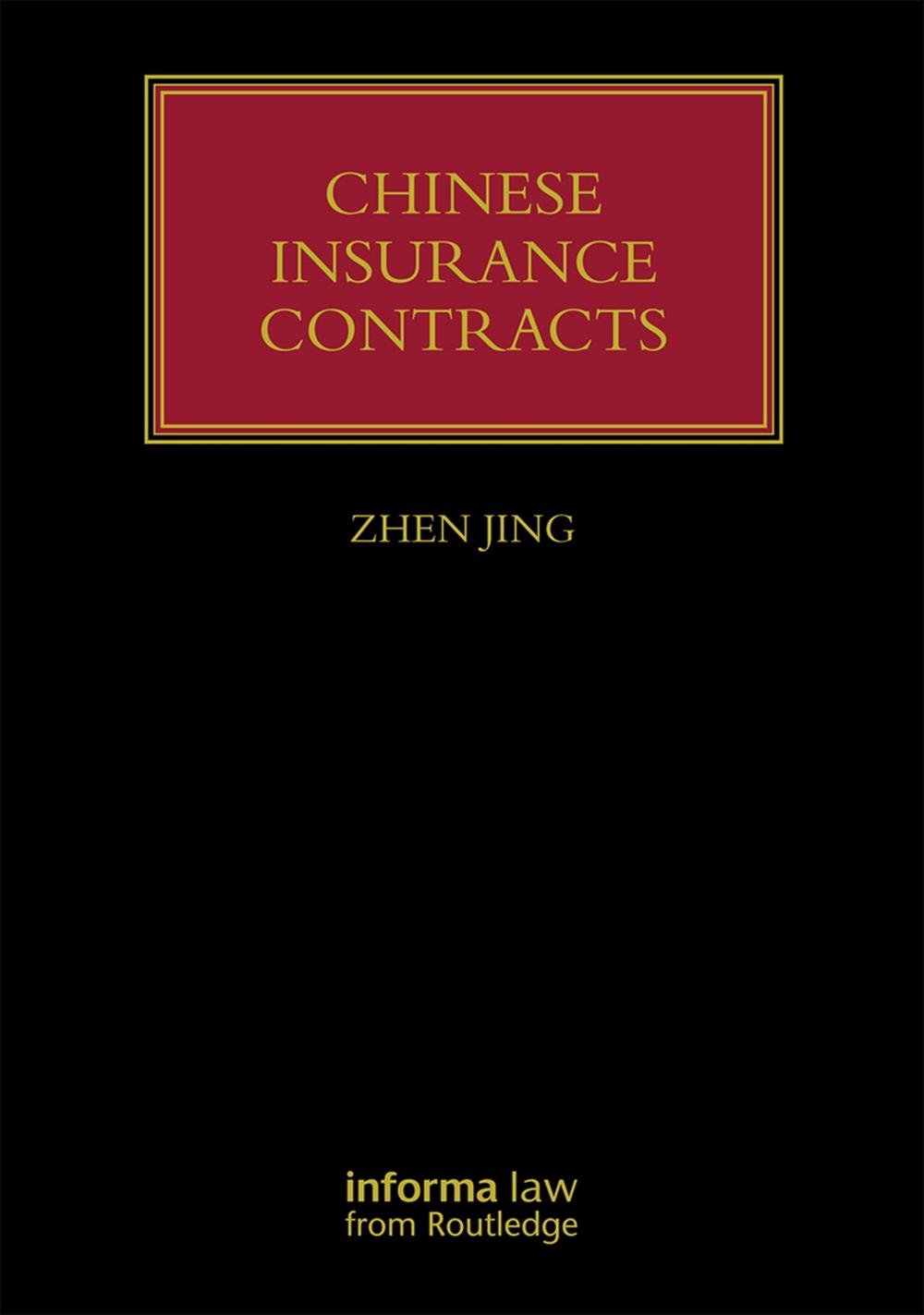 Chinese Insurance Contracts, 9780415743280