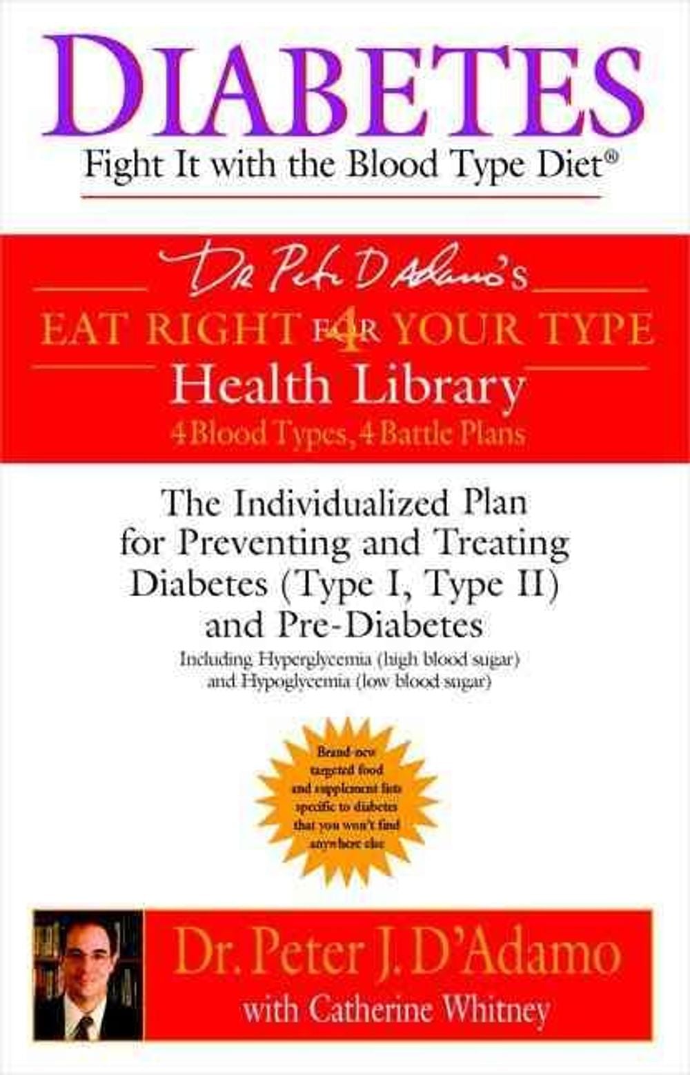 Diabetes by Dr. Peter J. D'Adamo - ISBN: 9780425200063