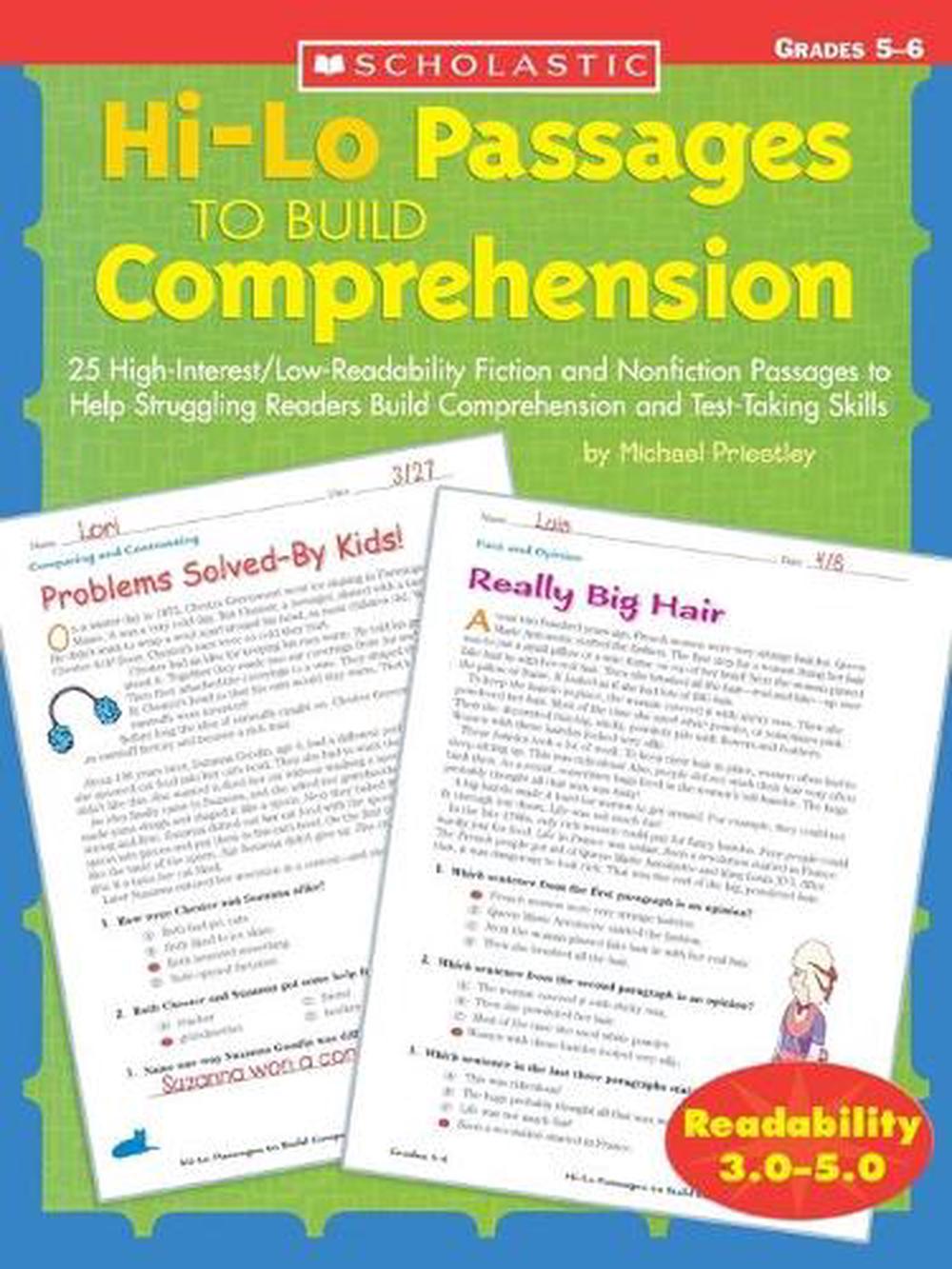 Hi-Lo Passages to Build Comprehension: Grades 5?6, 9780439548885
