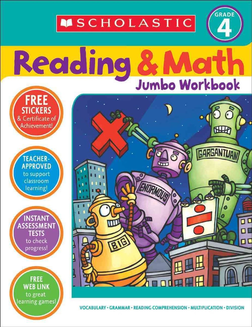 Scholastic Success with Reading and Math Jumbo Workbook by Jennifer ...